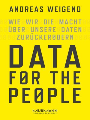 cover image of Data for the People